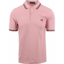 Textiel Heren T-shirts & Polo’s Fred Perry Polo M3600 Roze S29 Roze