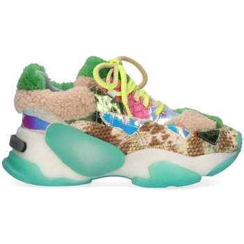 Schoenen Dames Sneakers Exé Shoes EXÉ G168-8 - Beige Green Fuschia Multicolour