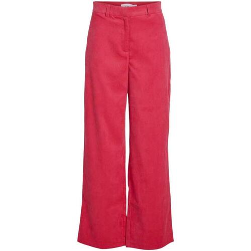 Textiel Dames Broeken / Pantalons Vila  Roze