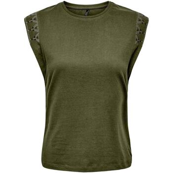 Textiel Dames T-shirts & Polo’s Only  Groen