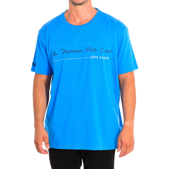 Textiel Heren T-shirts korte mouwen La Martina TMR310-JS206-07205 Blauw