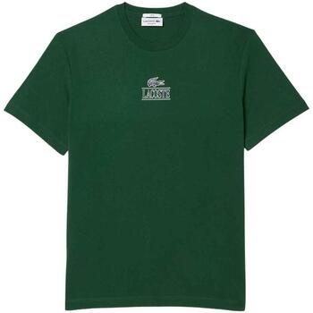 Textiel T-shirts korte mouwen Lacoste  Groen
