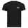 Textiel Heren T-shirts korte mouwen Emporio Armani PIPING LOGOBANG Zwart