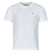 Textiel Heren T-shirts korte mouwen Gant REG SHIELD SS T-SHIRT Wit