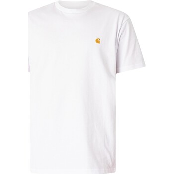 Textiel Heren T-shirts korte mouwen Carhartt Chase T-shirt Wit