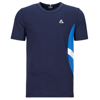 Textiel Heren T-shirts korte mouwen Le Coq Sportif SAISON 1 TEE SS N°1 M Marine
