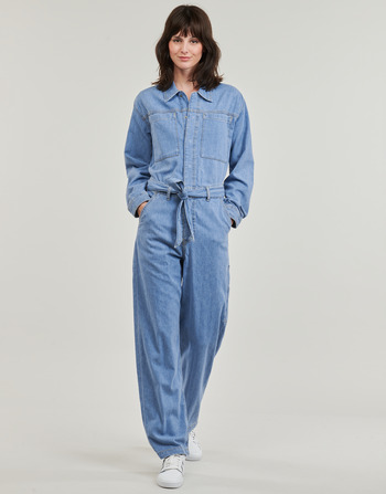 Textiel Dames Jumpsuites / Tuinbroeken Esprit RCS BOILERSUIT Jeans
