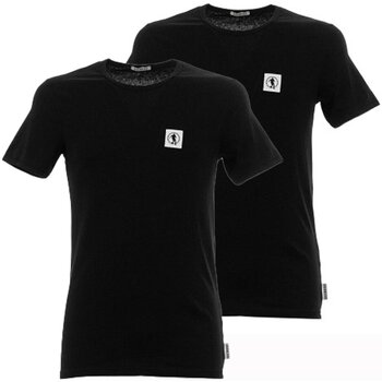 Textiel Heren T-shirts korte mouwen Bikkembergs BKK1UTS07BI Zwart