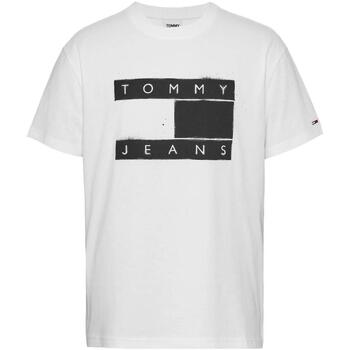 Textiel Heren T-shirts korte mouwen Tommy Hilfiger  Wit