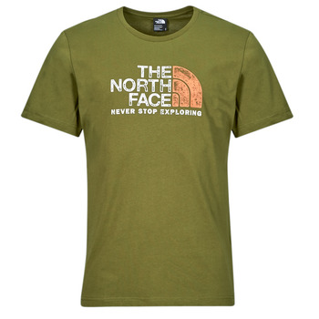 Textiel Heren T-shirts korte mouwen The North Face S/S RUST 2 Kaki