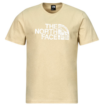 Textiel Heren T-shirts korte mouwen The North Face WOODCUT Beige