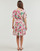 Textiel Dames Korte jurken Roxy SEA SYMPHONY Wit / Roze