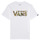 Textiel Jongens T-shirts korte mouwen Vans BY VANS CLASSIC LOGO FILL Wit