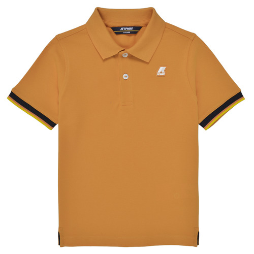 Textiel Jongens Polo's korte mouwen K-Way P. VINCENT Oranje