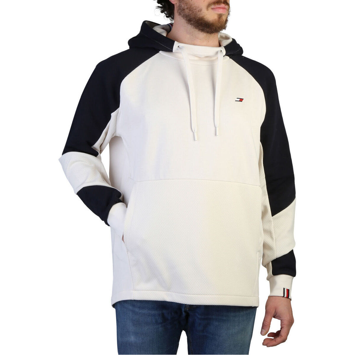 Textiel Heren Sweaters / Sweatshirts Tommy Hilfiger mw0mw30380 ac0 white Wit