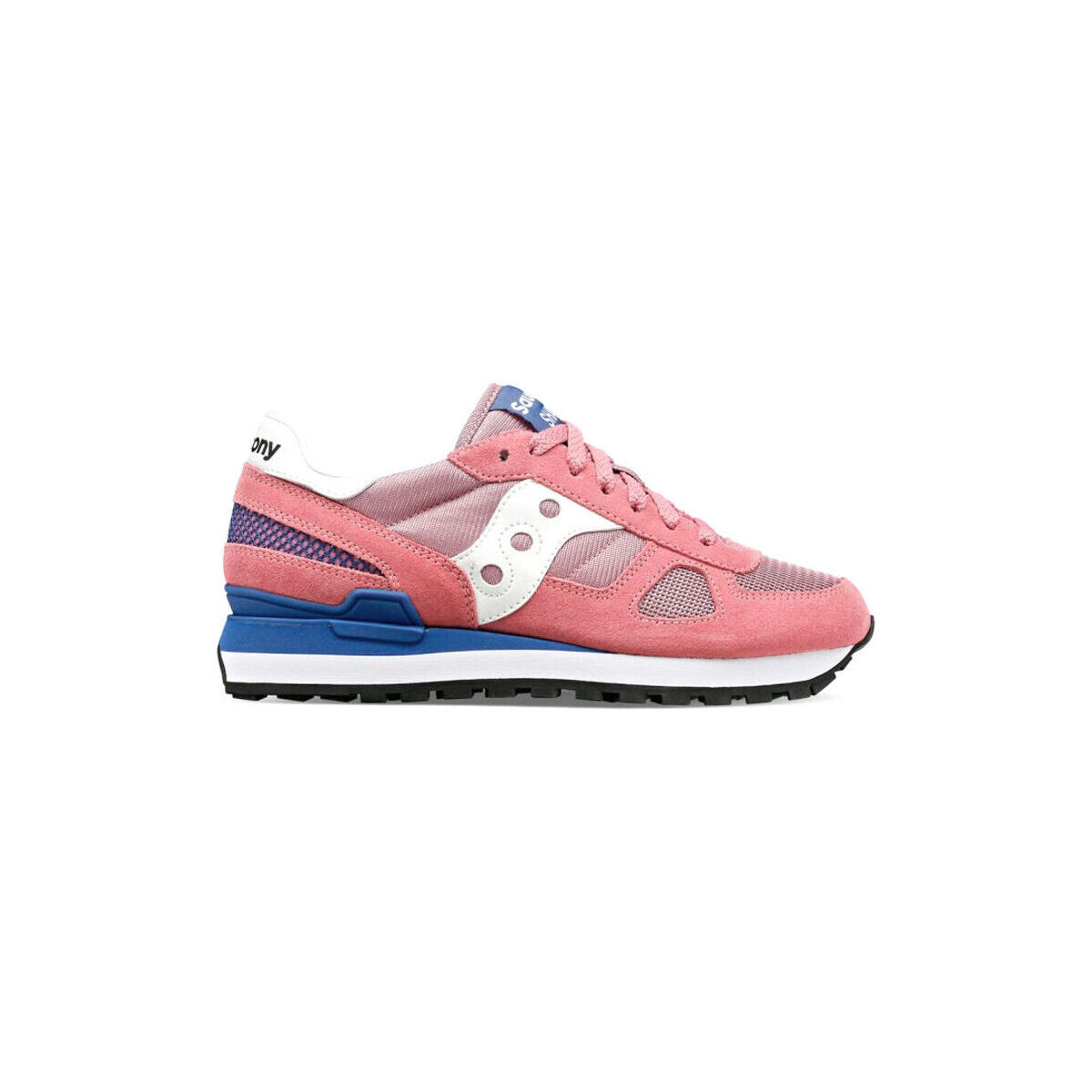 Schoenen Dames Sneakers Saucony Shadow S1108-838 Navy/Pink Roze