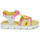 Schoenen Meisjes Sandalen / Open schoenen Agatha Ruiz de la Prada SANDALIA CORAZON Wit / Multicolour