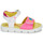 Schoenen Meisjes Sandalen / Open schoenen Agatha Ruiz de la Prada SANDALIA MOVIE Wit / Roze
