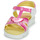 Schoenen Meisjes Sandalen / Open schoenen Agatha Ruiz de la Prada SANDALIA CORAZON Roze / Wit