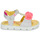 Schoenen Meisjes Sandalen / Open schoenen Agatha Ruiz de la Prada SANDALIA CEREZAS Zilver / Roze