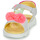 Schoenen Meisjes Sandalen / Open schoenen Agatha Ruiz de la Prada SANDALIA CEREZAS Zilver / Roze