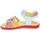 Schoenen Meisjes Sandalen / Open schoenen Agatha Ruiz de la Prada SANDALIA OLIMPIADAS Wit / Multicolour