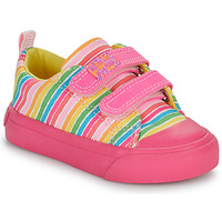 Schoenen Meisjes Lage sneakers Agatha Ruiz de la Prada ZAPATO LONA RAYAS Roze / Multicolour