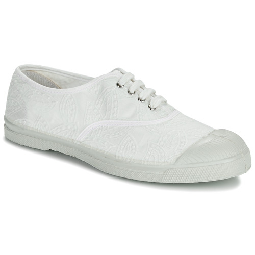 Schoenen Dames Lage sneakers Bensimon BRODERIE ANGLAISE Wit