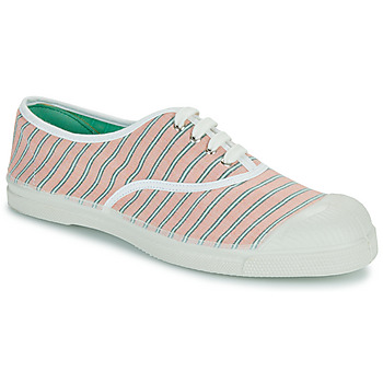 Schoenen Dames Lage sneakers Bensimon RAYURES Roze / Groen