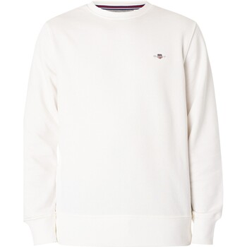 Textiel Heren Sweaters / Sweatshirts Gant Regular Shield-sweatshirt Wit