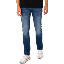 Textiel Heren Skinny jeans EAX Smalle jeans met 5 zakken Blauw