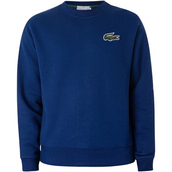 Textiel Heren Sweaters / Sweatshirts Lacoste Losvallend krokodillensweatshirt Blauw