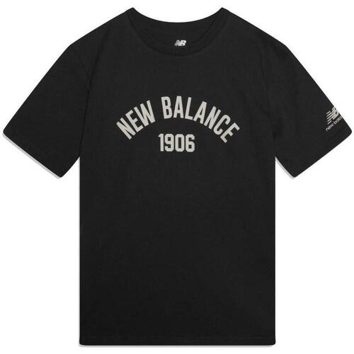 Textiel Heren T-shirts korte mouwen New Balance  Grijs