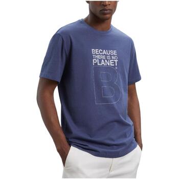 Textiel Heren T-shirts korte mouwen Ecoalf  Blauw