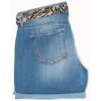Le Temps des Cerises Short van jeans JANKA Blauw