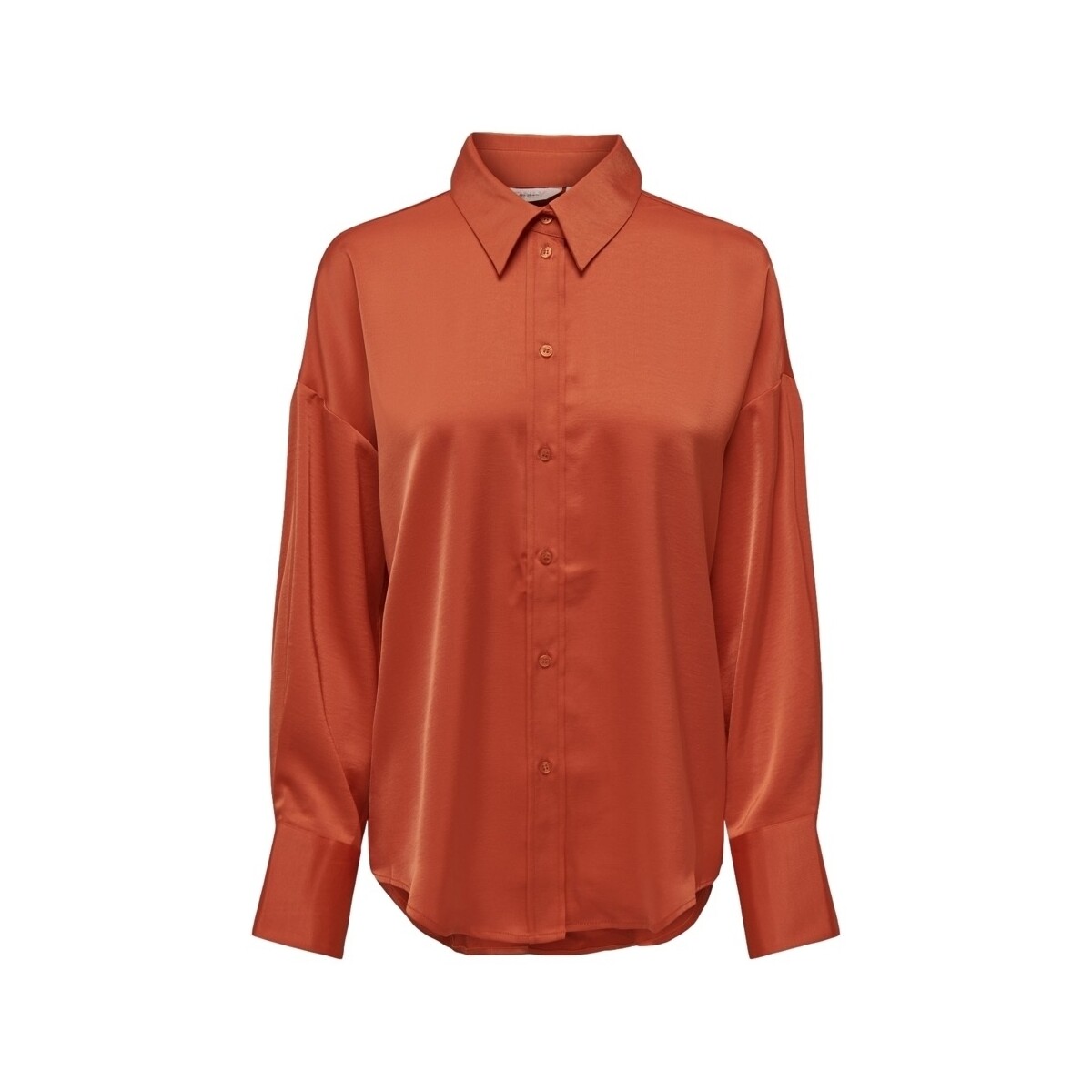 Textiel Dames Tops / Blousjes Only Marta Oversize Shirt - Tigerlily Oranje