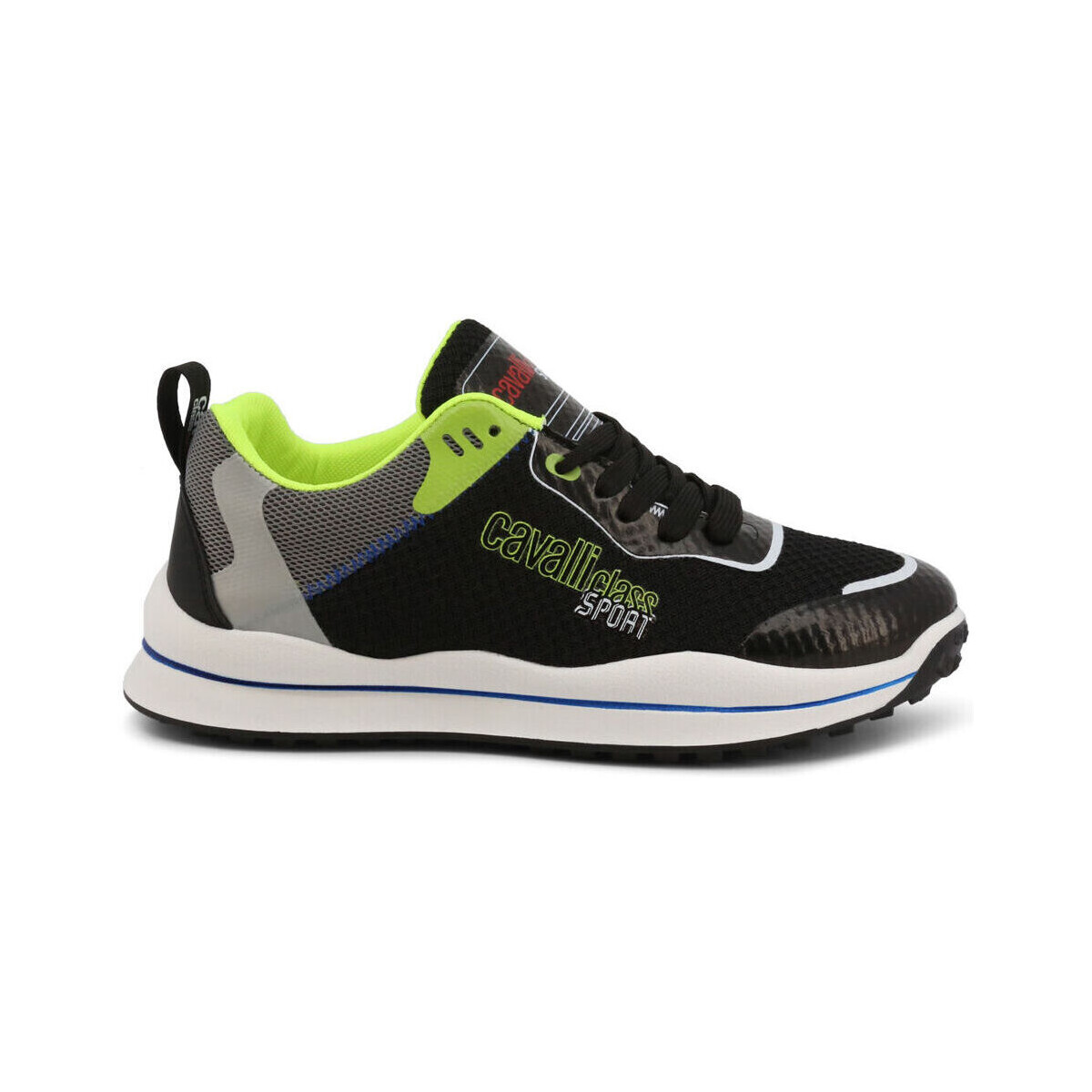 Schoenen Heren Sneakers Roberto Cavalli CM8639-999 Black Zwart