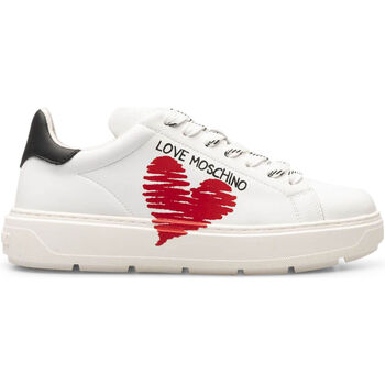 Schoenen Dames Sneakers Love Moschino ja15394g1gia1-10a white Wit