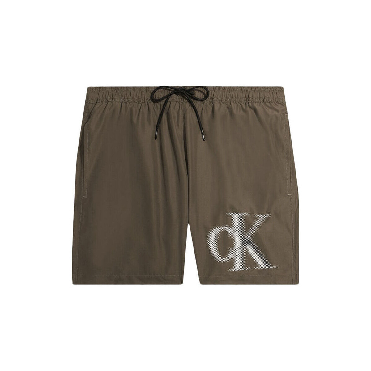Textiel Heren Korte broeken / Bermuda's Calvin Klein Jeans km0km00800-gxh brown Bruin