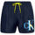 Textiel Heren Korte broeken / Bermuda's Calvin Klein Jeans km0km00800-dca blue Blauw