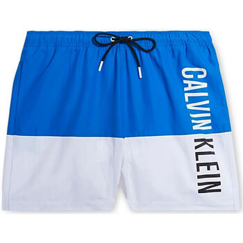 Textiel Heren Korte broeken / Bermuda's Calvin Klein Jeans km0km00796-c4x blue Blauw