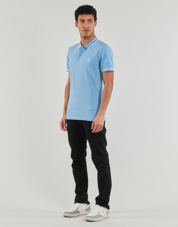 Calvin Klein Jeans TIPPING SLIM POLO Blauw