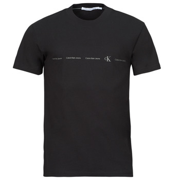Calvin Klein Jeans Logo Repeat Heren T-Shirt Black Heren