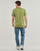 Textiel Heren T-shirts korte mouwen Calvin Klein Jeans LOGO REPEAT TEE Kaki