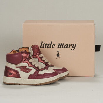 Schoenen Kinderen Hoge sneakers Little Mary CAMILLE Rood
