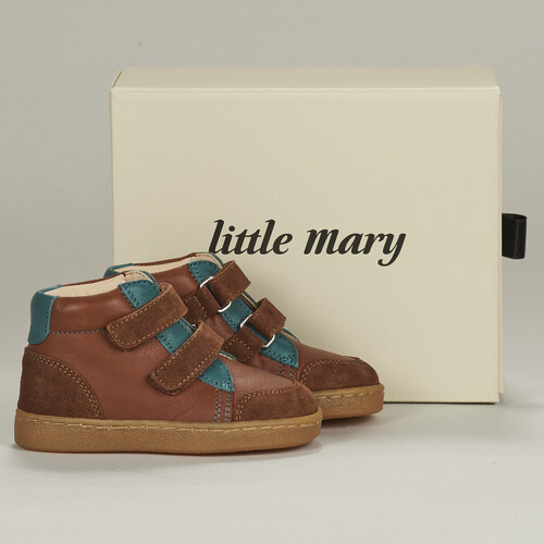Schoenen Jongens Hoge sneakers Little Mary LEIO Bruin