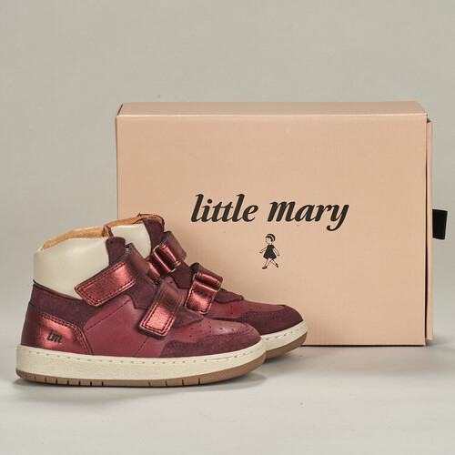Schoenen Meisjes Hoge sneakers Little Mary  Rood