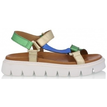 Schoenen Dames Sandalen / Open schoenen Dwars Samos S2365-07  Green/Blue 4400 Groen