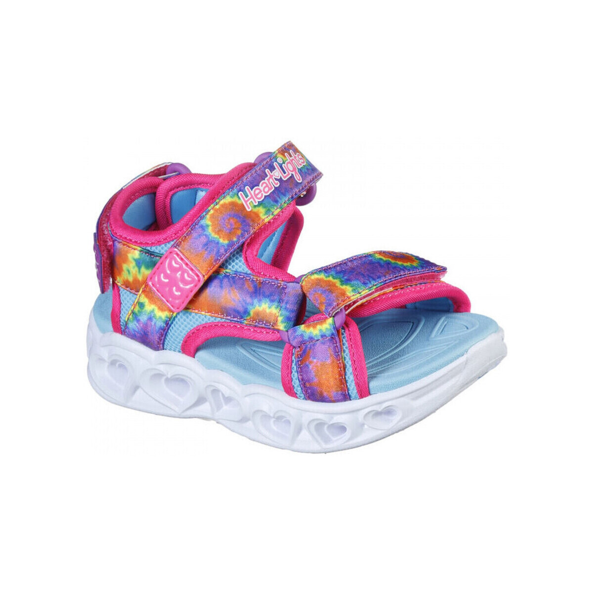 Schoenen Kinderen Sandalen / Open schoenen Skechers Heart lights sandals-color gr Multicolour