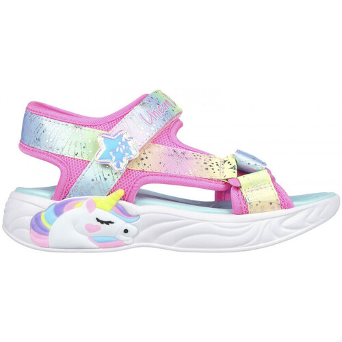 Schoenen Kinderen Sandalen / Open schoenen Skechers Unicorn dreams sandal - majes Multicolour